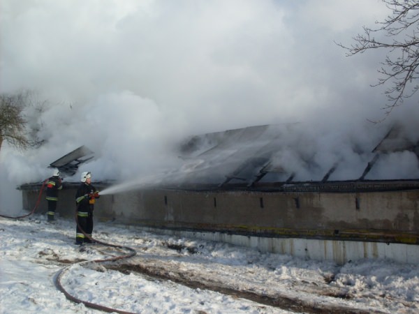 Pożar w Janinie