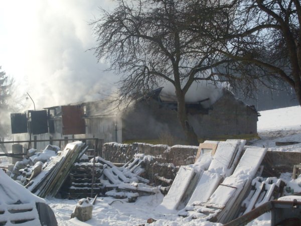 Pożar w Janinie