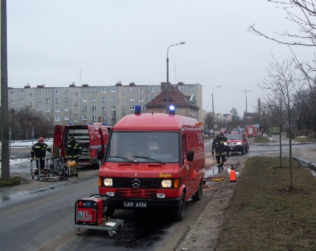 Siły is środki na miejscu zdarzenia.